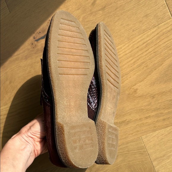 ARA  Burgundy/Wine Color Tassel Oxford shoes - Picture 3 of 6